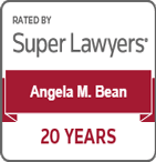 Rated By Super Lawyers | Angela M. Bean | 20 Years